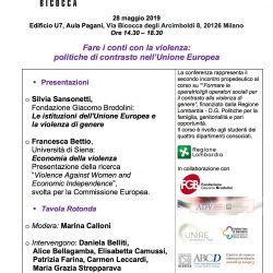 Europa e Politiche anti-violenza - Conferenza 28 Maggio [7][5]