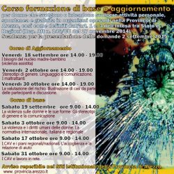 Corso di formazione e aggiornamento a Siena e Arezzo