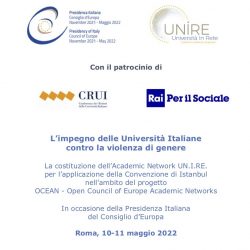 L'impegno delle università italiane contro la violenza di genere. Evento lancio del Network UNIRE