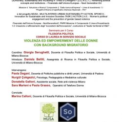 Seminario: Violenza e empowerment delle donne con background migratori