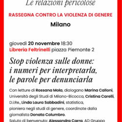 Stop violenza sulle donne: i numeri per interpretarla, le parole per denunciarla